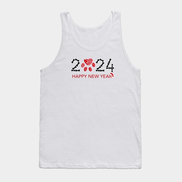 2024 text Tank Top by GULSENGUNEL